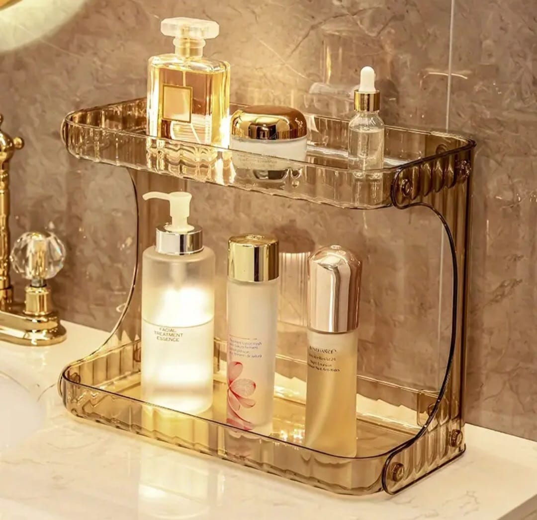 161817ec-a018-46fc-a7b6-2bede0e6b369 Acrylic double layer Vanity/Cosmetic Organizer - Image 1