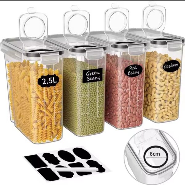 4pcs Airtight Food Storage Containers Set