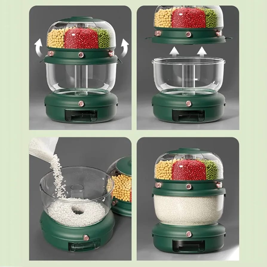 7589e38f-c46b-4433-93d6-8d8617b9a6ba Double Compartment Cereal Dispenser - Image 2