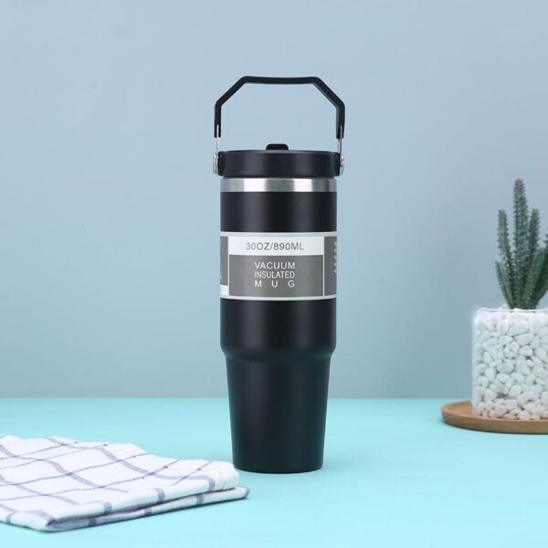 890ml Thermal Coffee Mug with Handle