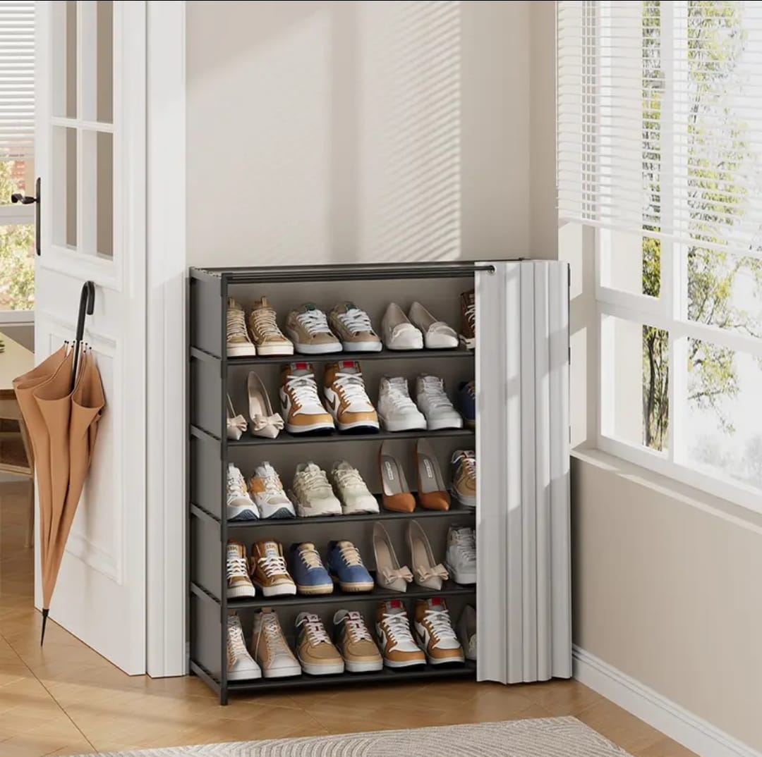 8layer1 8-Layer Shoe Rack with Dustproof Cover - Image 3