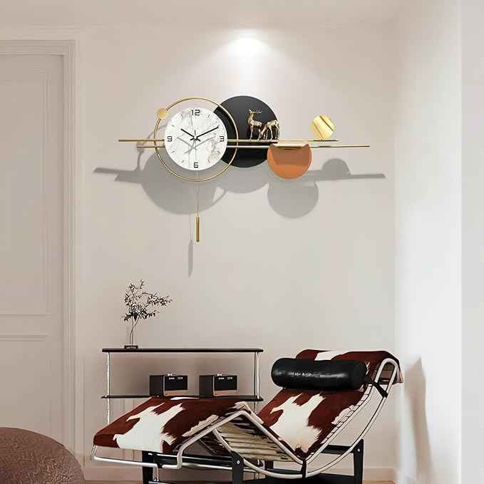 A382b59220aaa498a81541a896cfc652 Deer Design Wall Clock - Image 1