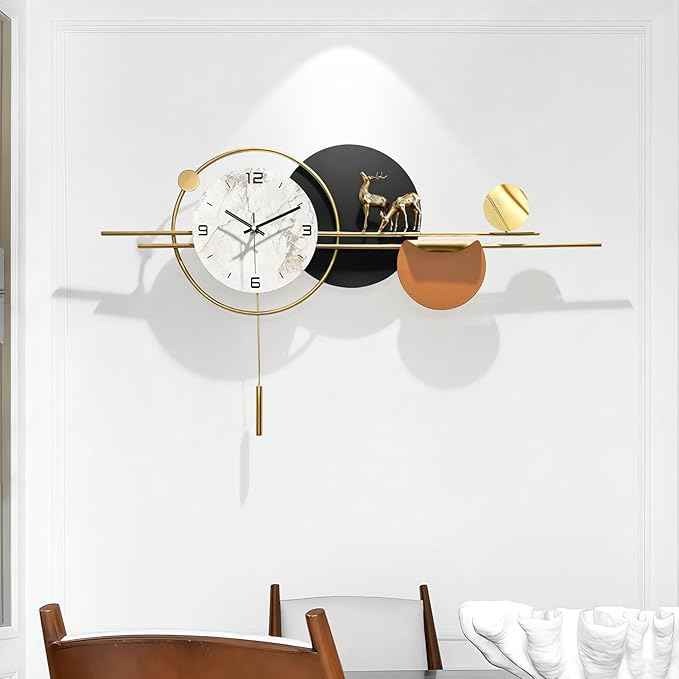 A907c911d0834403390b401d0c2483af Deer Design Wall Clock - Image 5