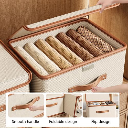 Extra Large Closet Organizer with Lid beige 2 Extra Large Closet Organizer with Lid - Image 3