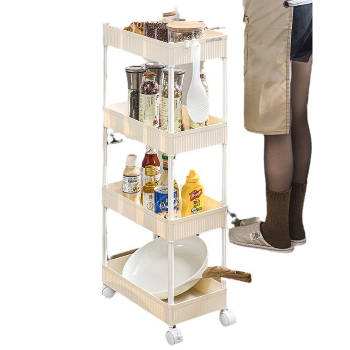 H579bdf970d3e42fbb4906dc5e679c8d 4Layer Multipurpose Rolling Storage Rack - Image 2