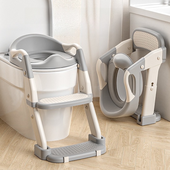 Ha79a07acd11f464e8a2930ca2e75c69 3-in-1 toilet trainer seat with a ladder and potty - Image 2