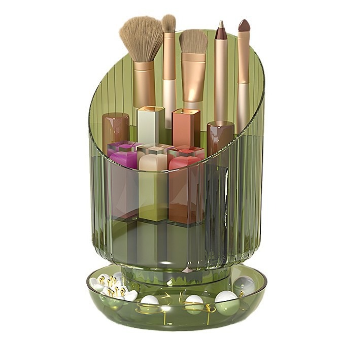 Habc6326598944f22b34ce8d9419ffc9 Rotating makeup brush holder - Image 1