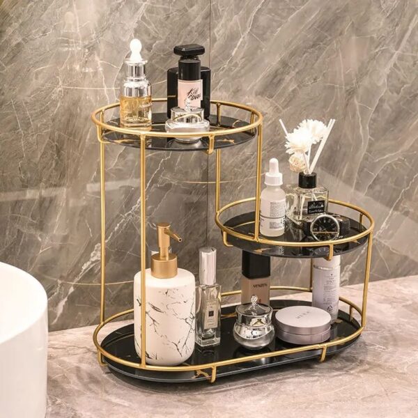 Light Luxury Storage Shelf / Cosmetics & Toiletries Organizer