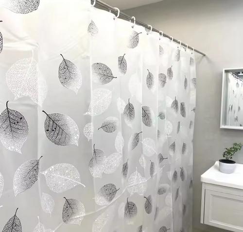 Shower curtain white Waterproof PEVA Shower Curtain - Image 5