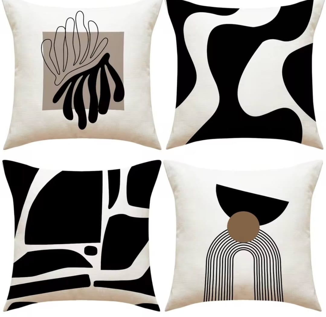 abstract Abstract Decorative Throw Pillow Covers - Image 1