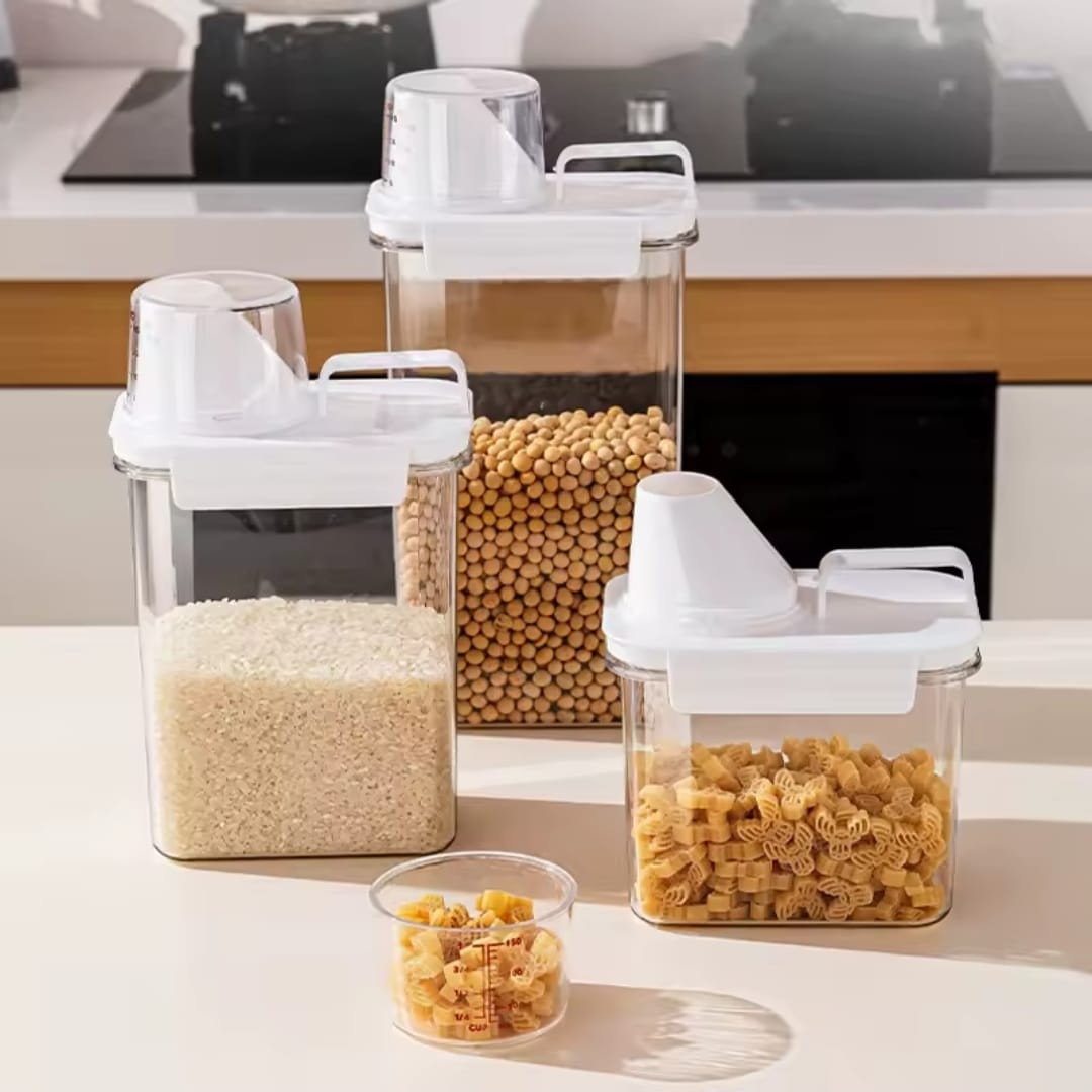 airtight3 Acrylic Airtight Cereal Storage Container - Image 5