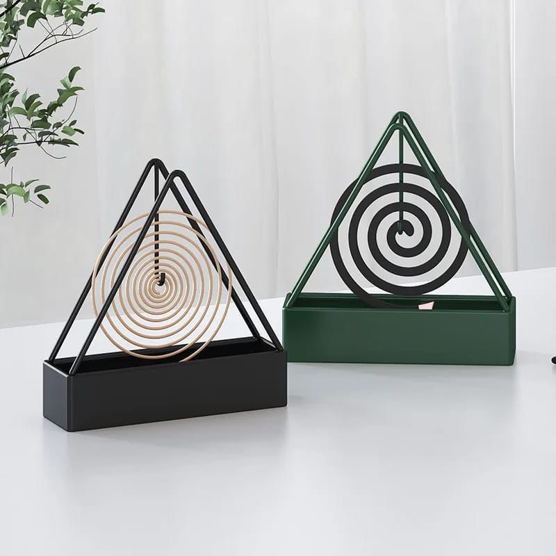 anti Anti-scald mosquito coil holder with tray 250 Colour: black and green - Image 1