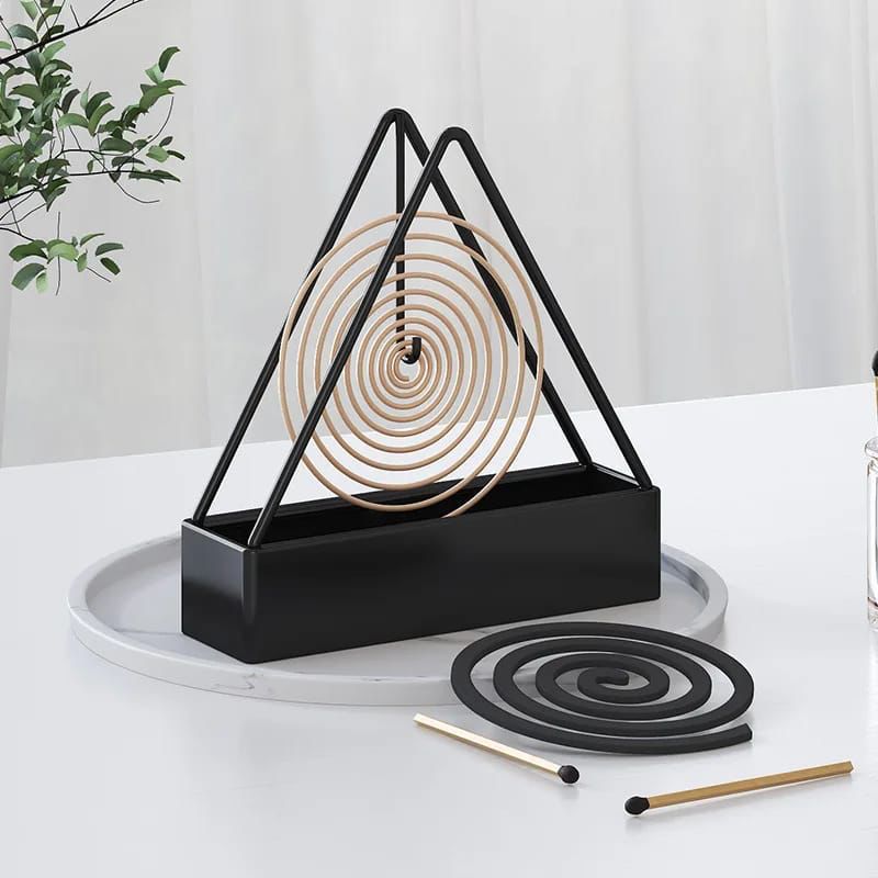 anti1 Anti-scald mosquito coil holder with tray 250 Colour: black and green - Image 3