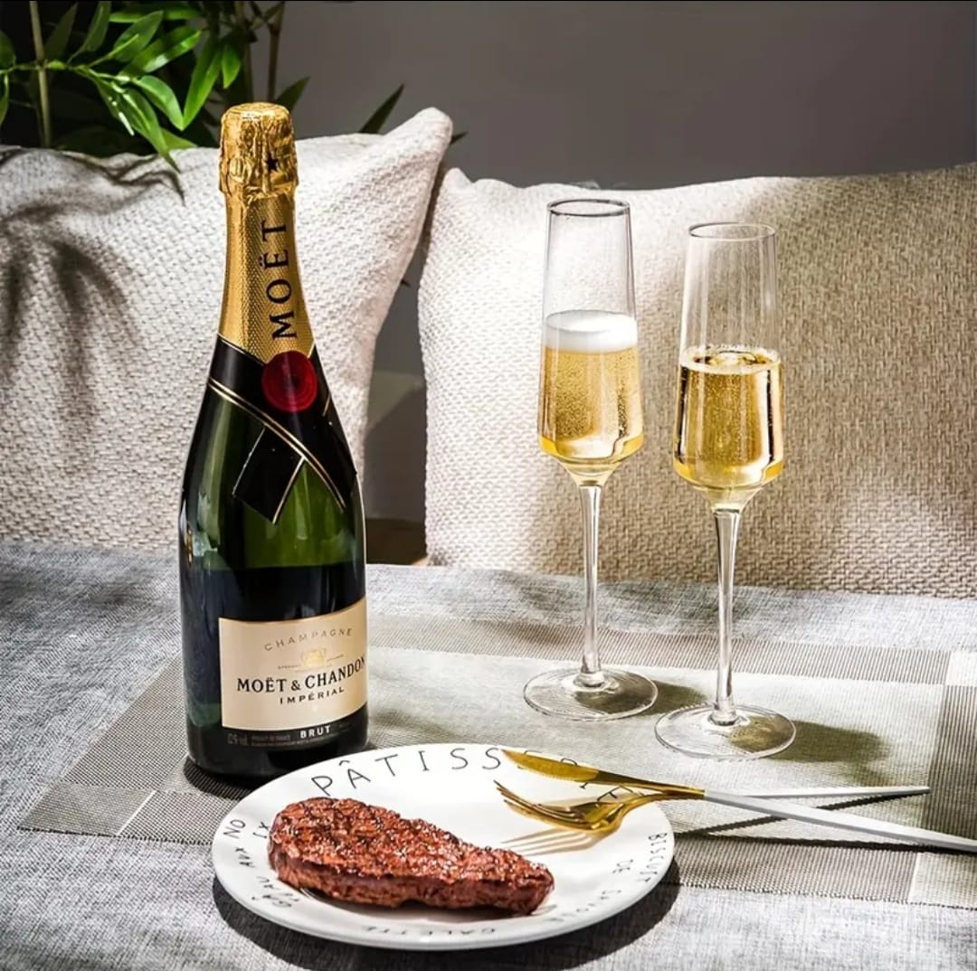 champ1 6pcs Luxury Crystal Champagne Glasses - Image 3