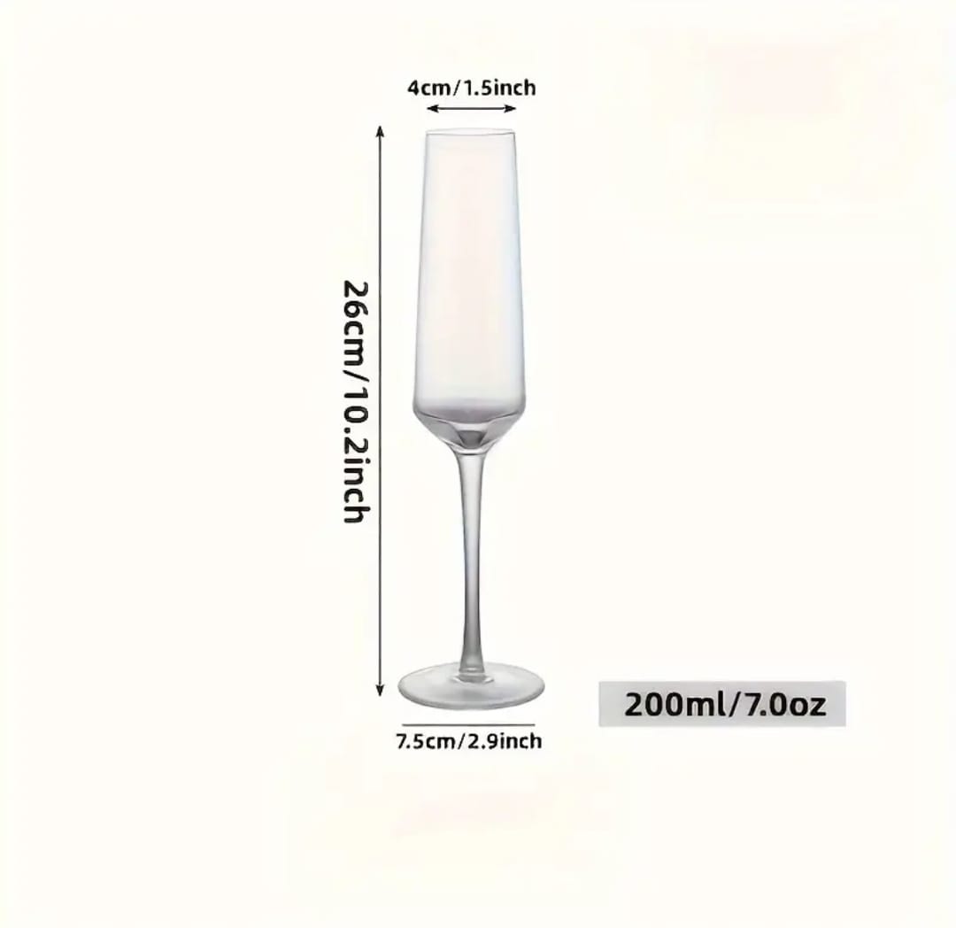 champ4 6pcs Luxury Crystal Champagne Glasses - Image 6