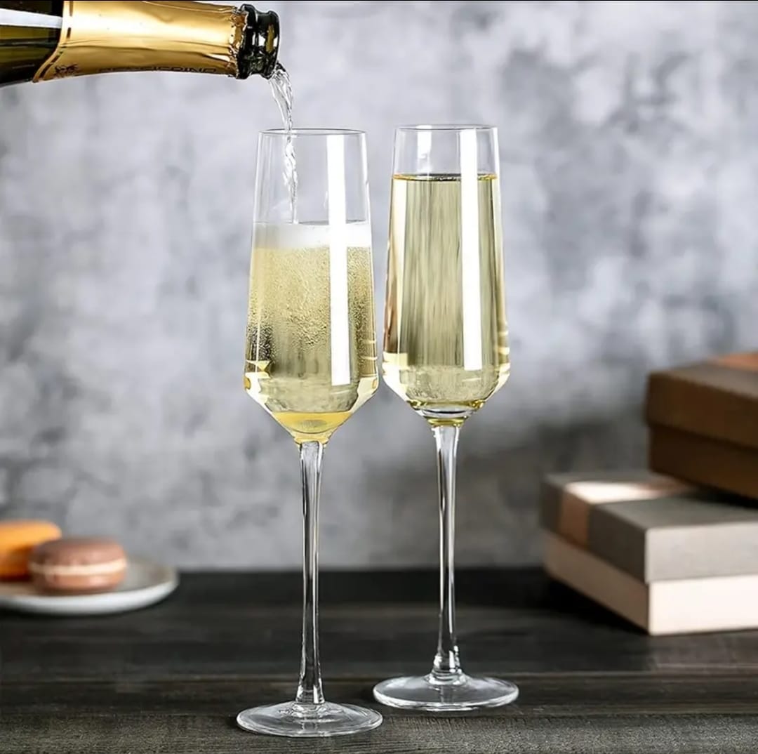 champ6 6pcs Luxury Crystal Champagne Glasses - Image 8