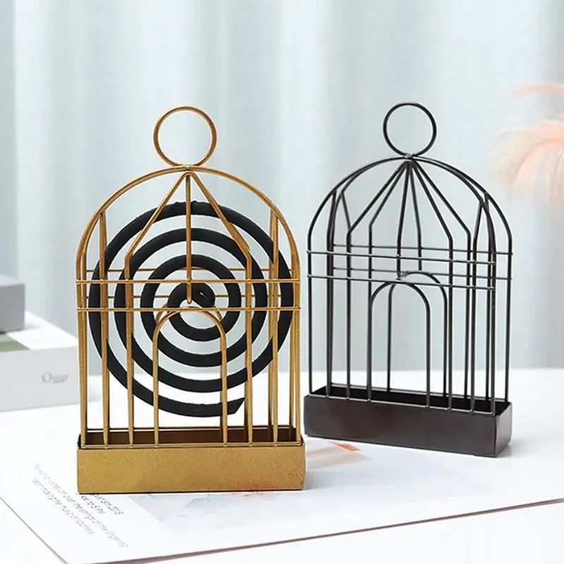 coil European-Style Bird Cage Mosquito Coil Holder - Image 1