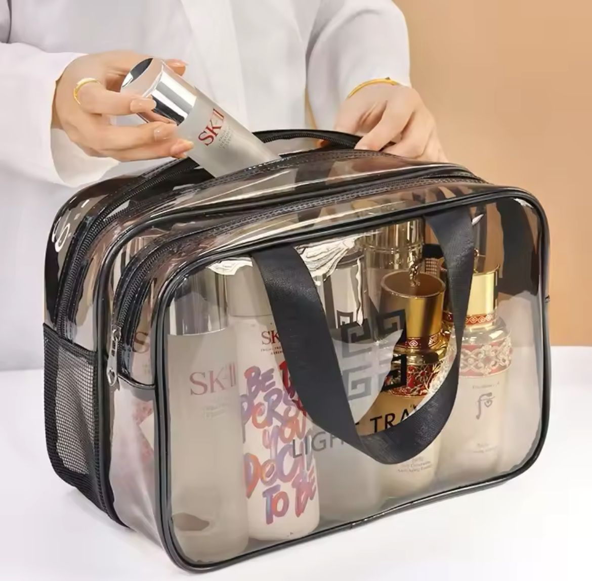 cosmeticbag Travel Portable Cosmetic & Toiletries Bag β Large Capacity & Waterproof - Image 2