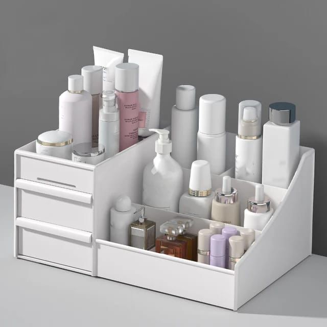 cosmeticstorage Cosmetic Storage Box with Drawers – Elegant, Compact & Functional - Image 1