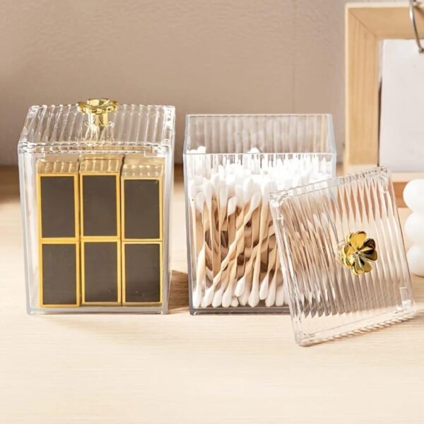 Multifunction Makeup Cotton Pad Storage Box
