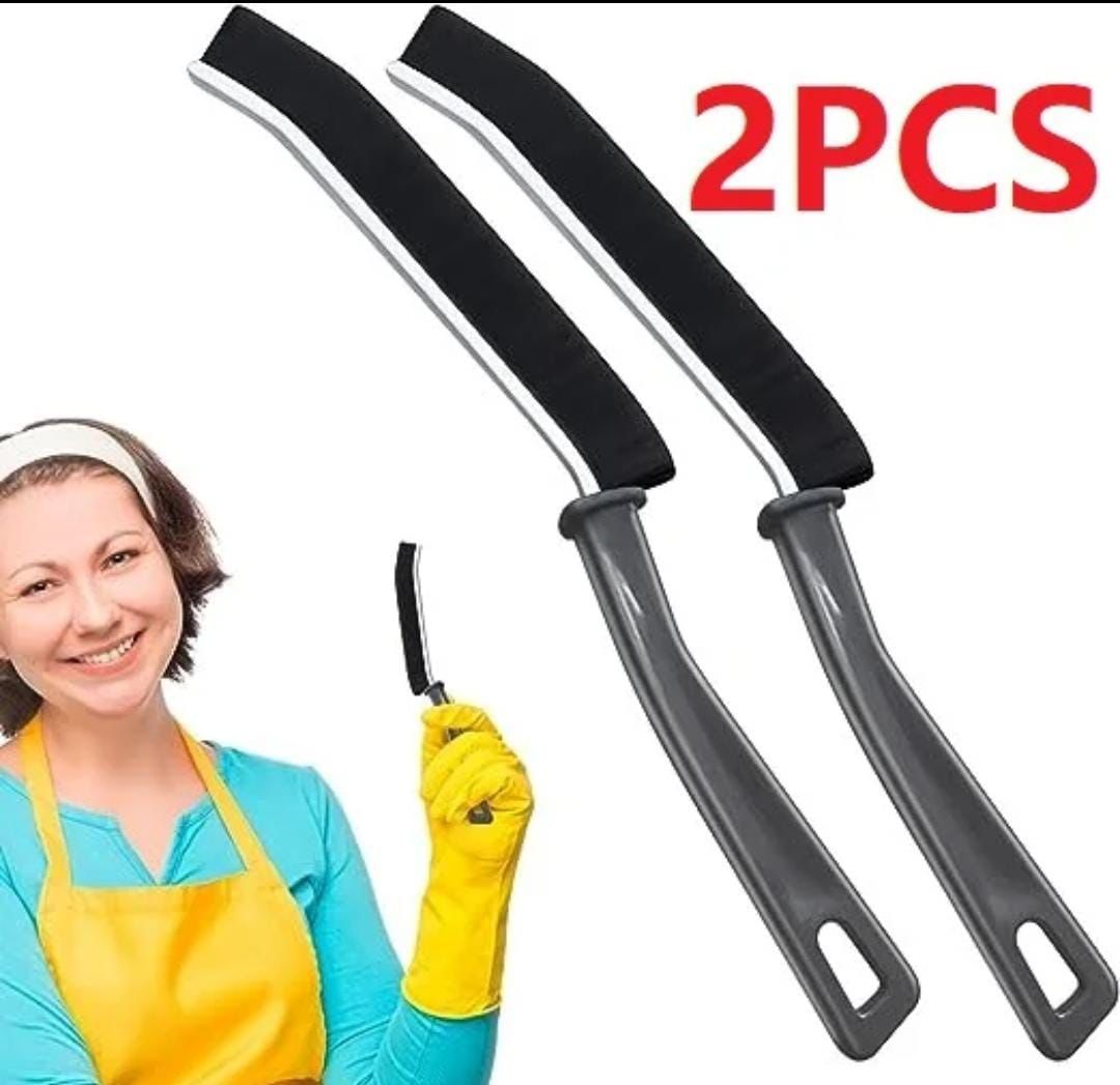 crevice2 🧽 2pcs Hard Bristle Crevice Cleaning Brush - Image 1