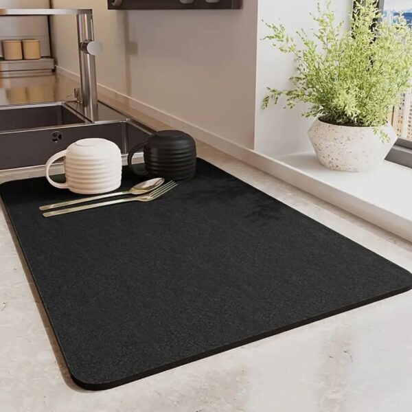 Super Absorbent Non-Slip Dish Drying Mat