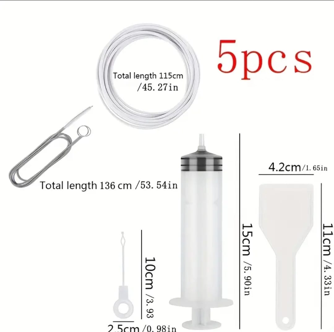 drain4 5pcs Refrigerator Drain Clog Remover Kit - Image 6