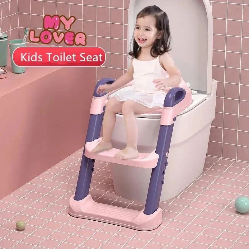 e38a4110-8866-4eac-91d7-9d57740c64a8 KIDS TRAINING TOILET SEAT TRAINER WITH PVC CUSHION/SOFT PAD - Image 1