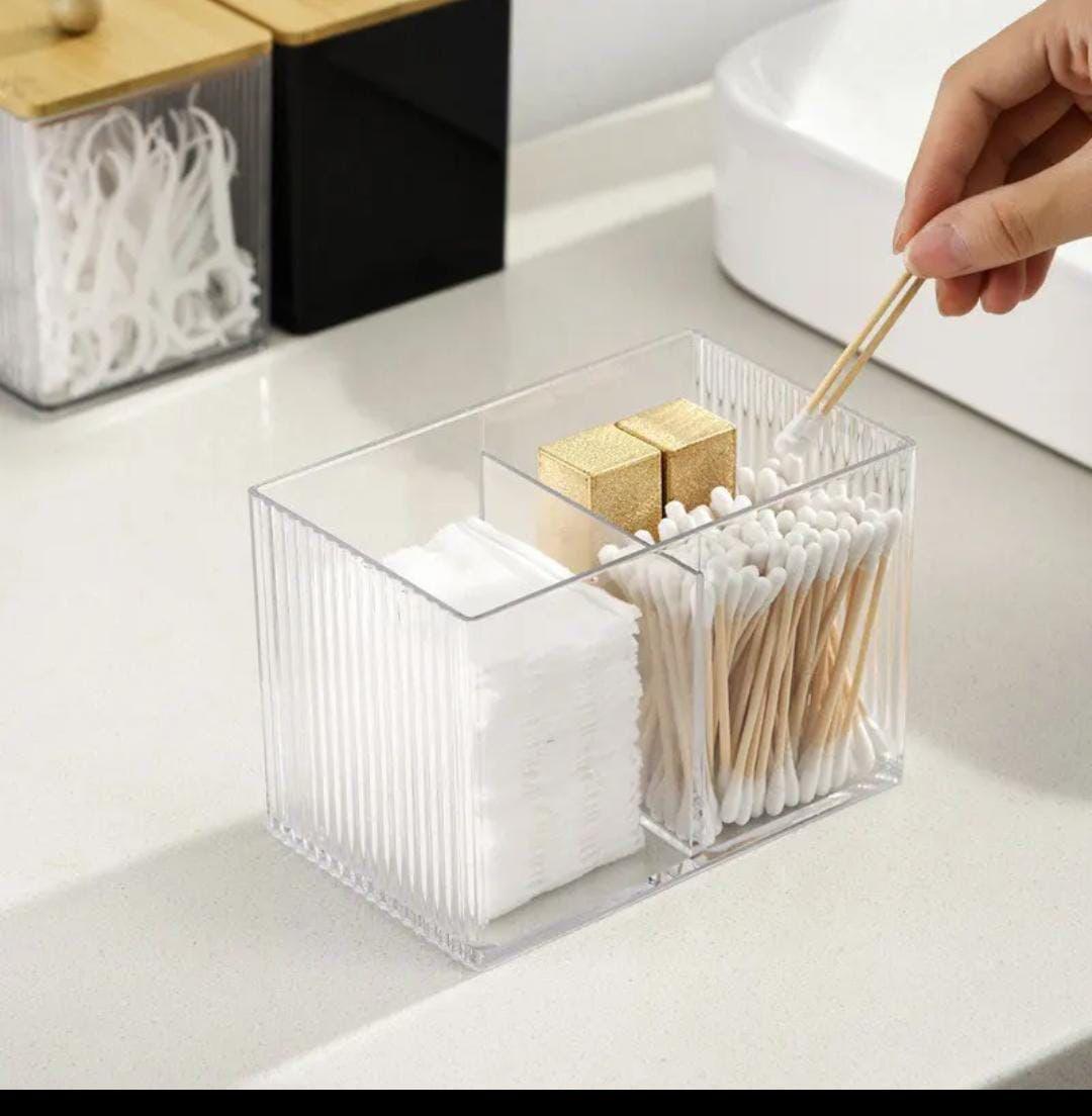 earbuds2 Acrylic Earbuds Organizer with Bamboo Cover - Image 5