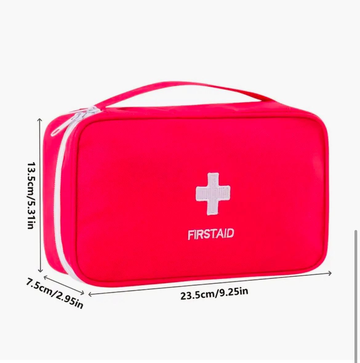 firstaid5 First Aid Kit Bag – Emergency Medical Storage (Empty) - Image 6