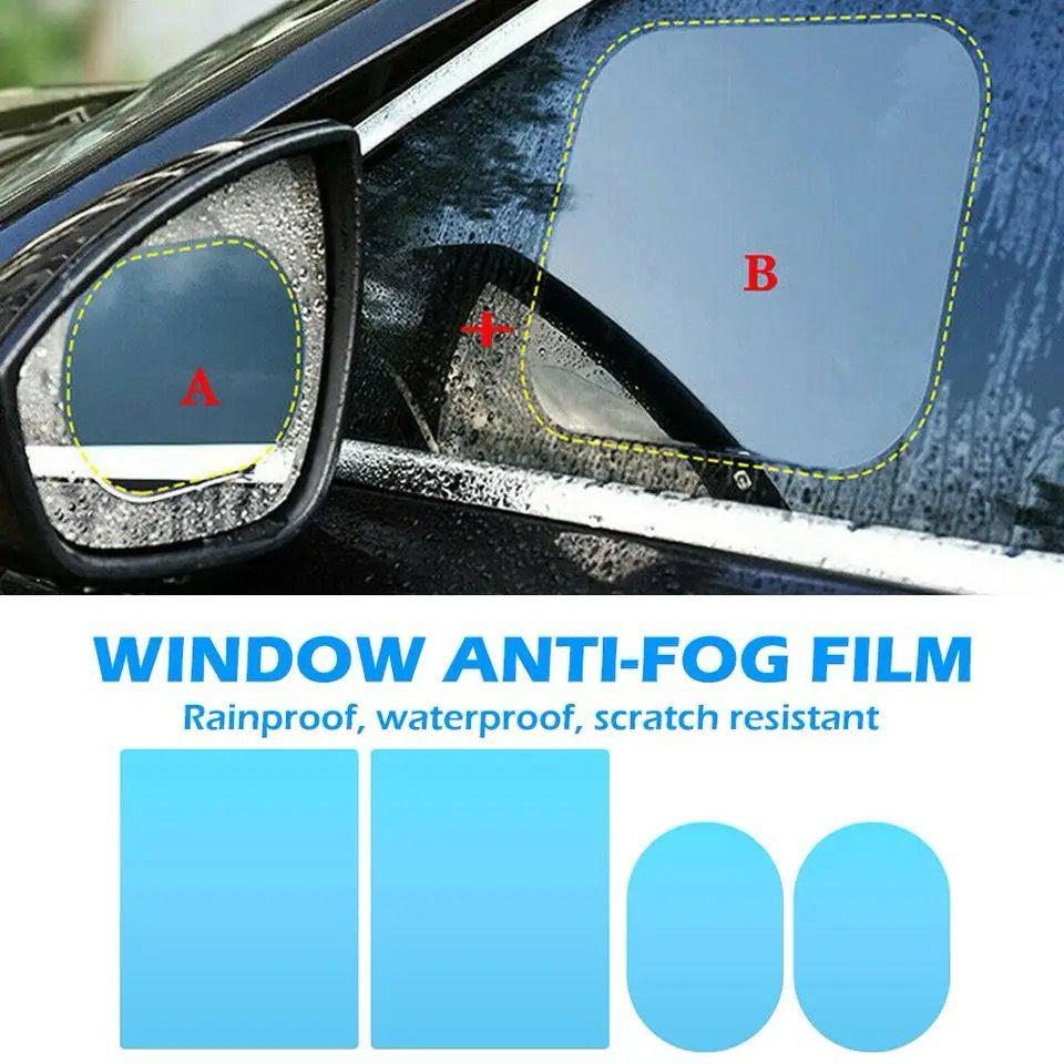fog 4pcs Car Window Anti-Fog & Rainproof Protective Film - Image 1