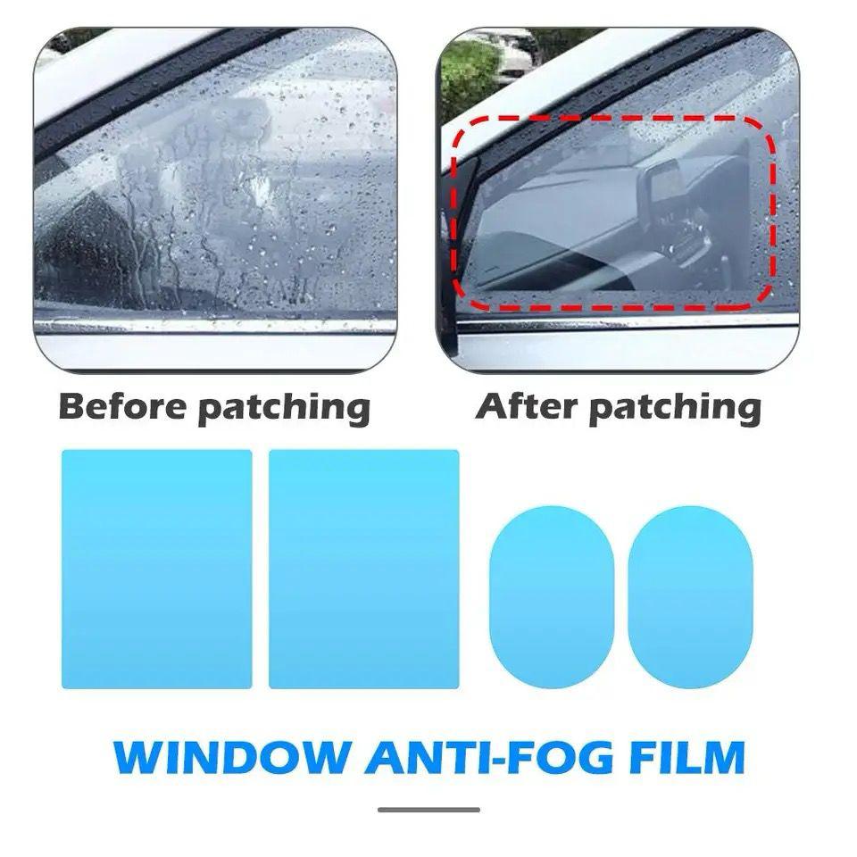 fog2 4pcs Car Window Anti-Fog & Rainproof Protective Film - Image 4