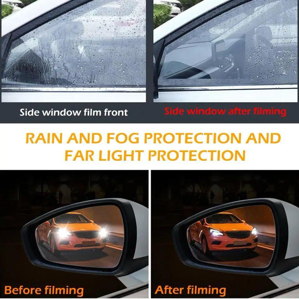 fog3 4pcs Car Window Anti-Fog & Rainproof Protective Film - Image 5