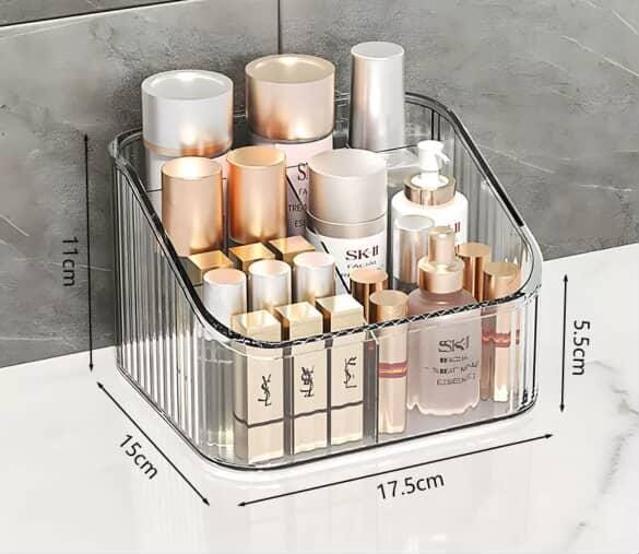 grid 5-Grid Acrylic Remote & Cosmetic Organizer - Image 5