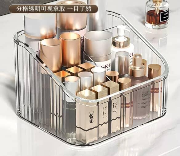 grid1 5-Grid Acrylic Remote & Cosmetic Organizer - Image 1