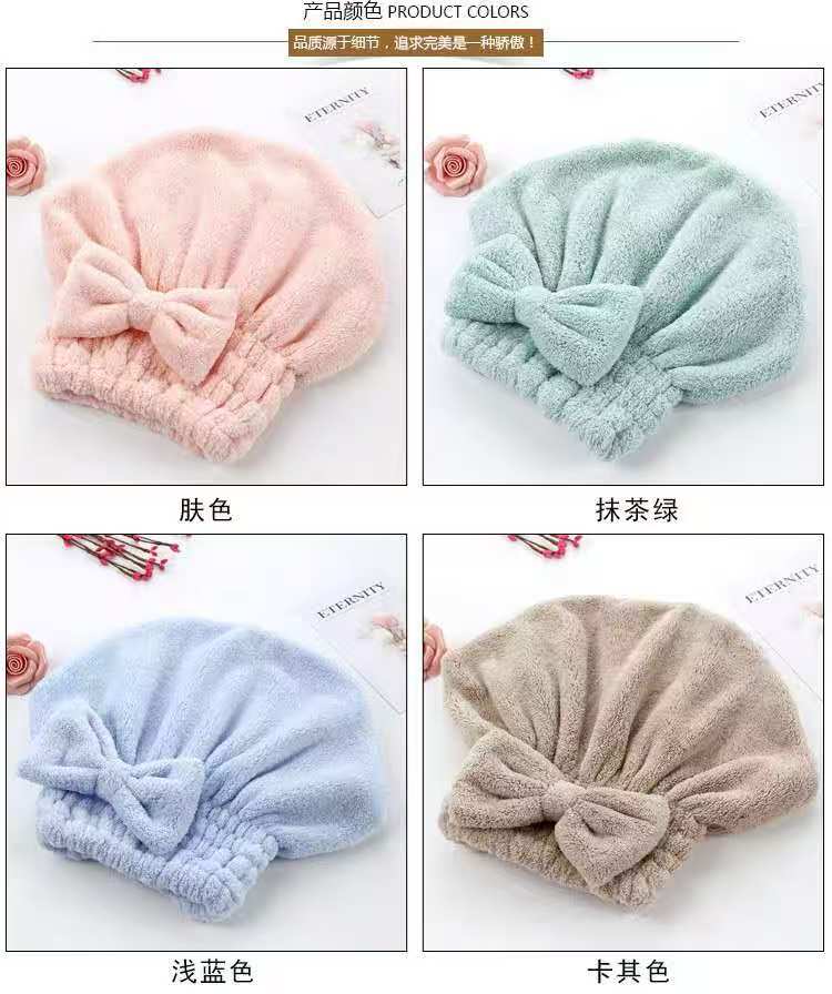 hair2 Super Absorbent Quick-Drying Hair Cap – Bamboo Fibre - Image 3