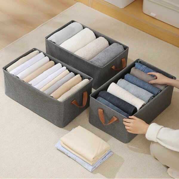 Foldable Multipurpose Hard Fabric Closet Organizer