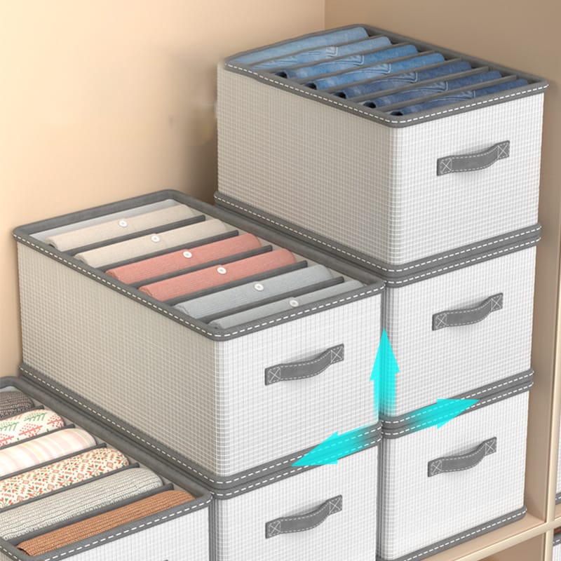 jeans3 8-Grid Jeans Compartment Storage Box - Image 7