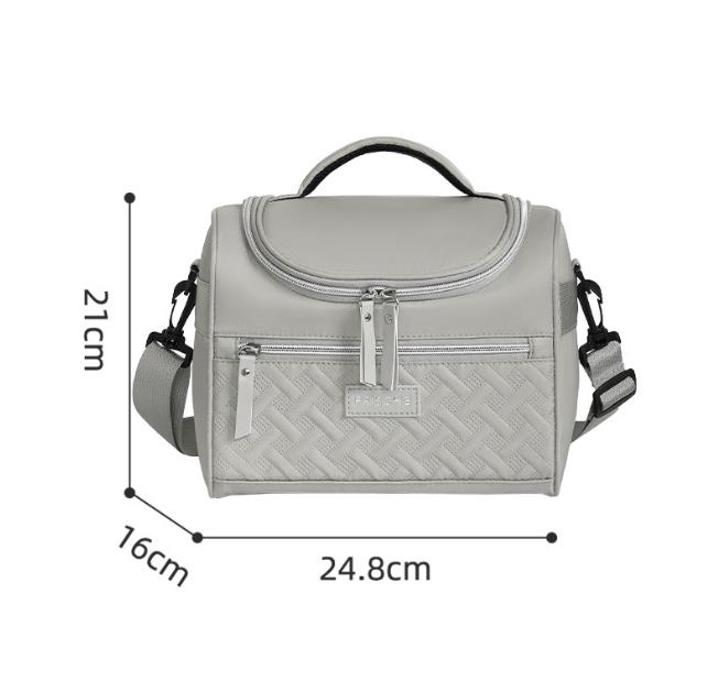 kunch grey Premium Quality Insulated Lunch Bag - Image 4