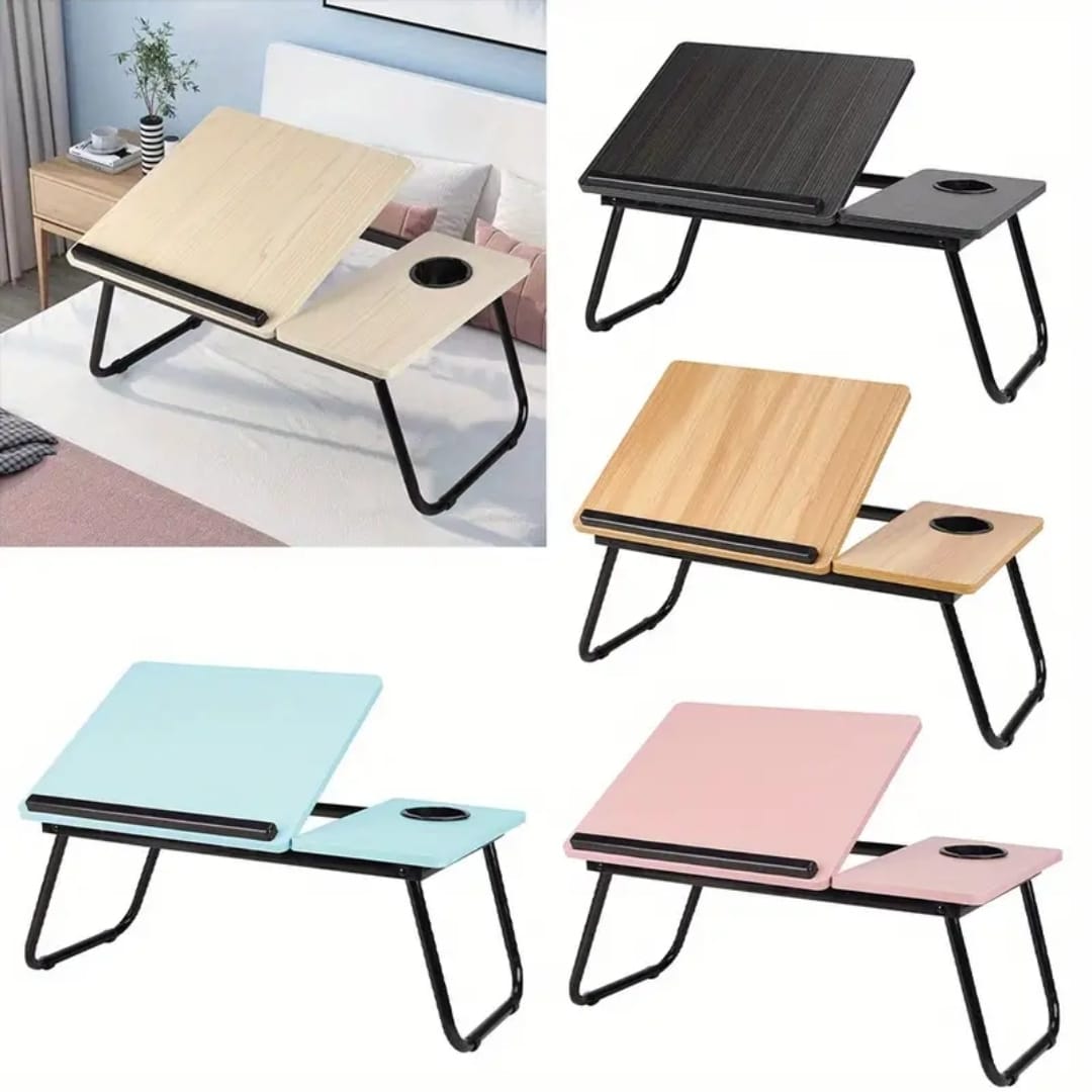laptop Adjustable Tilting Laptop Folding Table – Bed & Sofa Desk with Foldable Legs - Image 2
