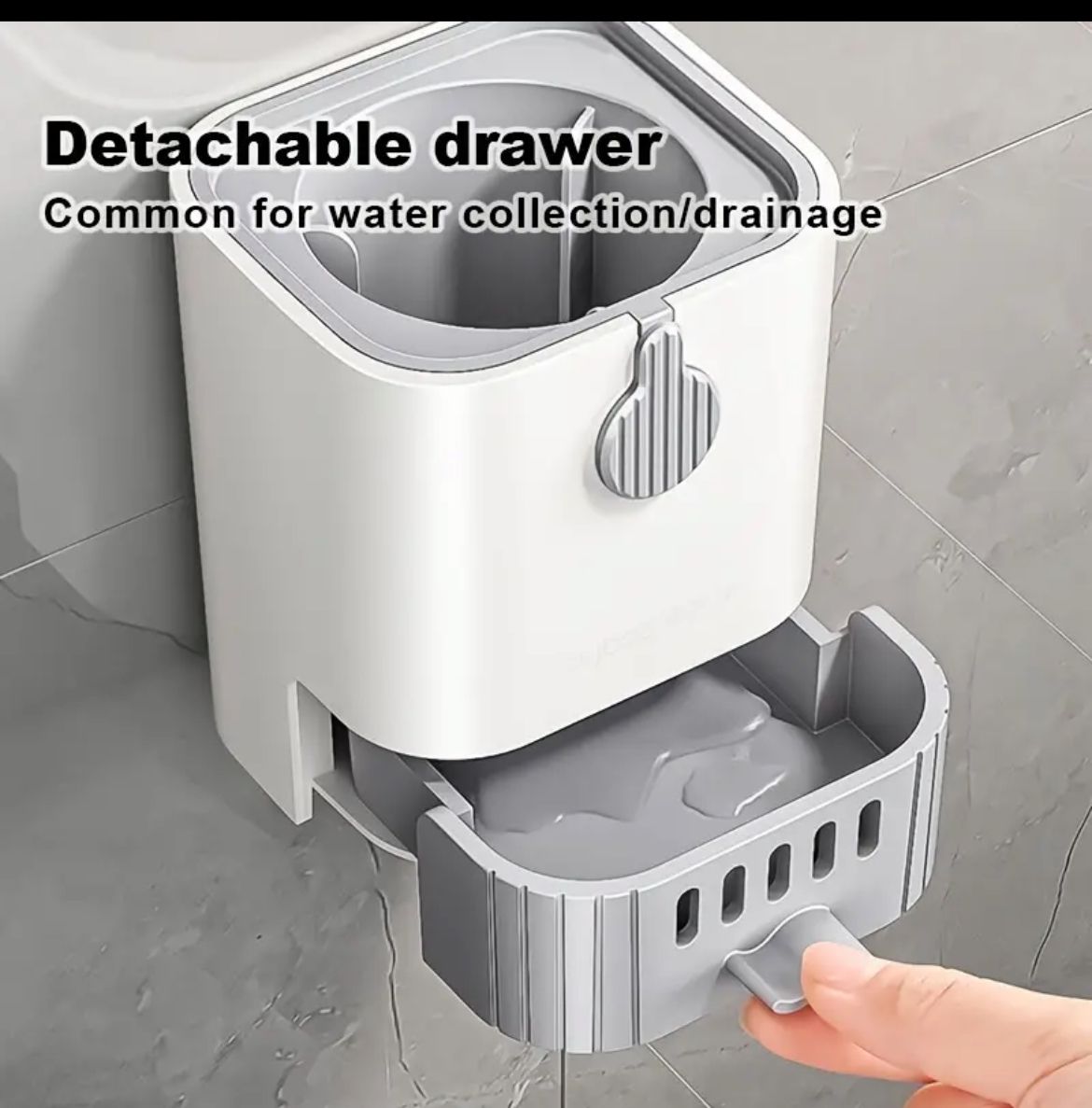 long1 Wall Mounted Long Handle Toilet Cleaning Brush with Holder - Image 3