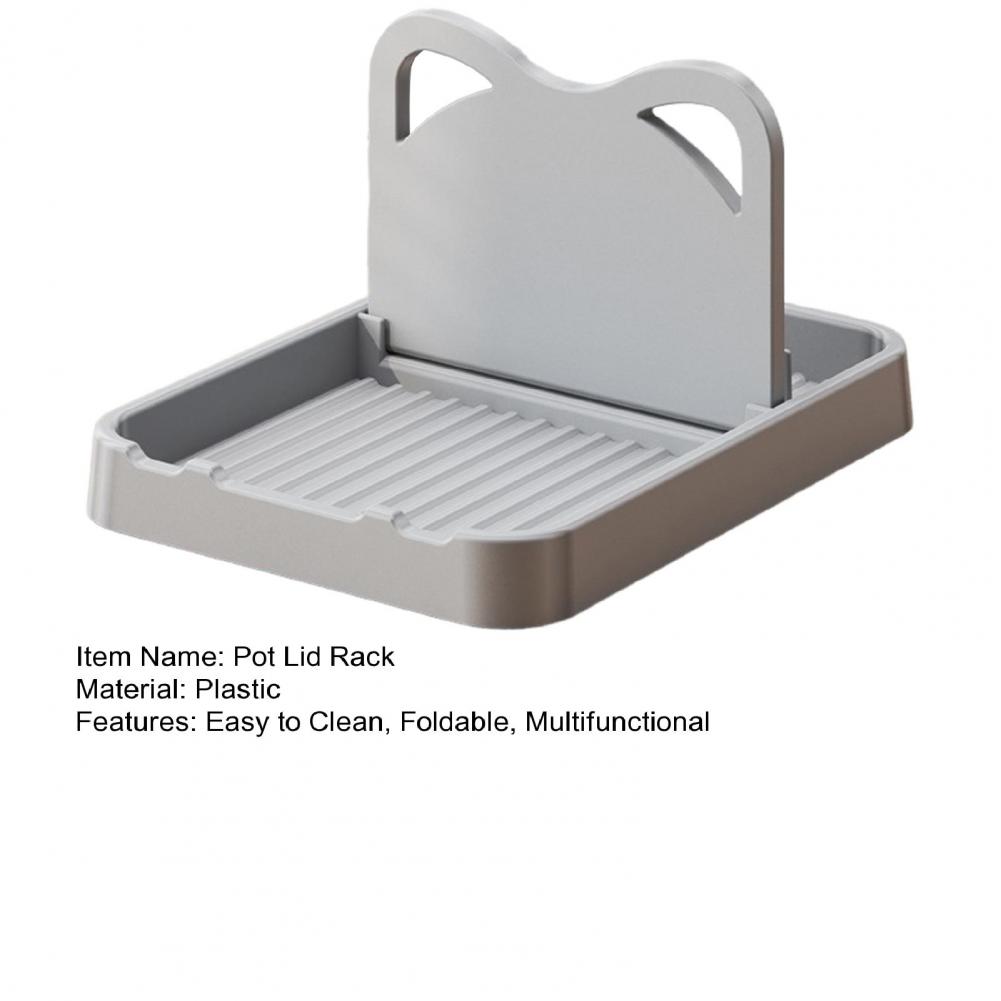 pot3 Pot Lid Rack & Spoon Holder – Dual-Purpose Kitchen Organizer - Image 4