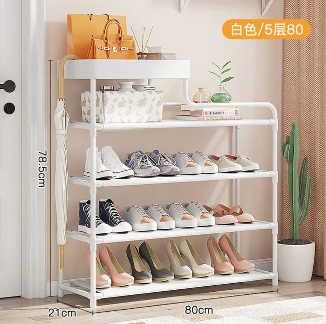 rack2 Simple Entryway Shoe Rack – Minimalist Shoe Shelf Organizer - Image 3