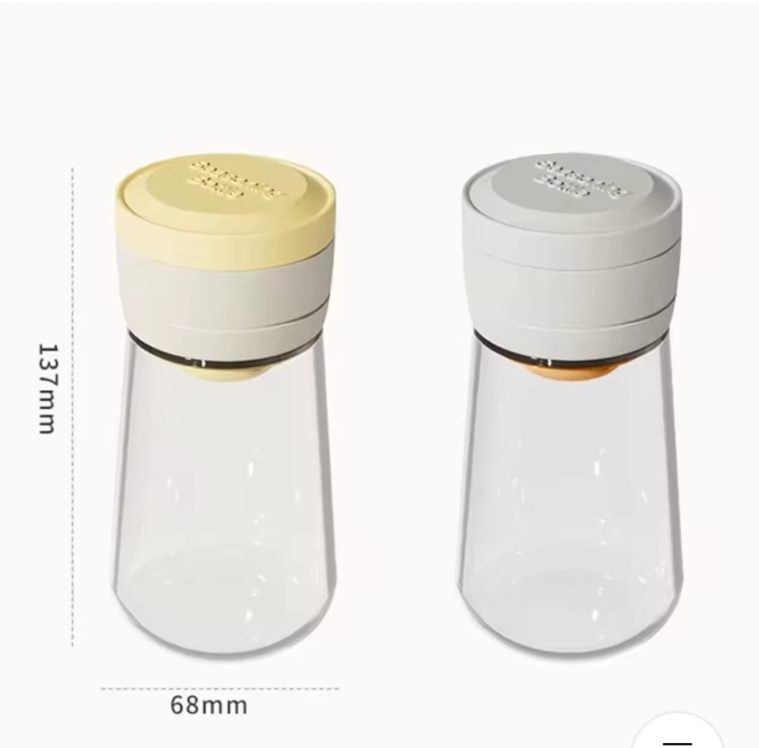 salt3 Moisture-Proof Glass Salt Shaker with Precise Measure - Image 4