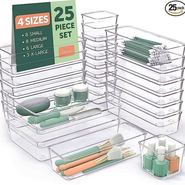 25pcs Set Drawer Organizers
