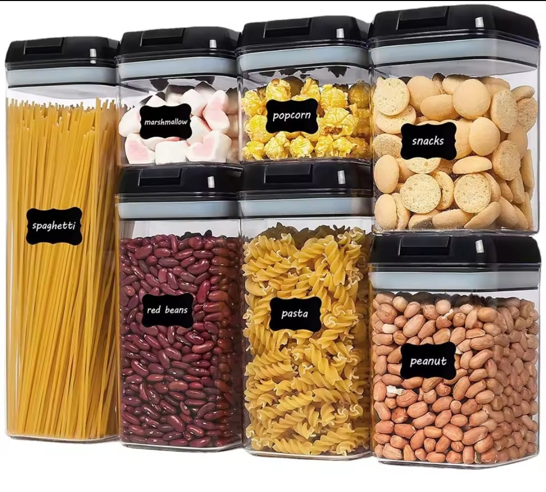7pcs Acrylic 7-Piece Food Storage Container Set - Image 1