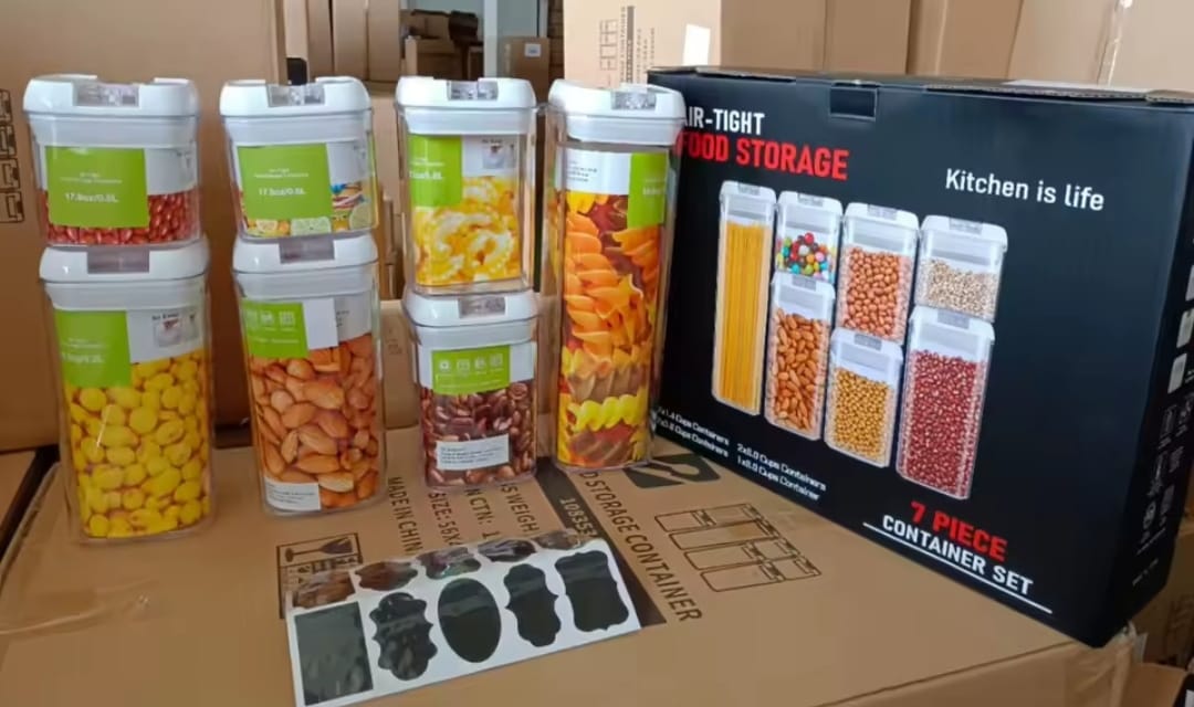 7pcs4 Acrylic 7-Piece Food Storage Container Set - Image 6