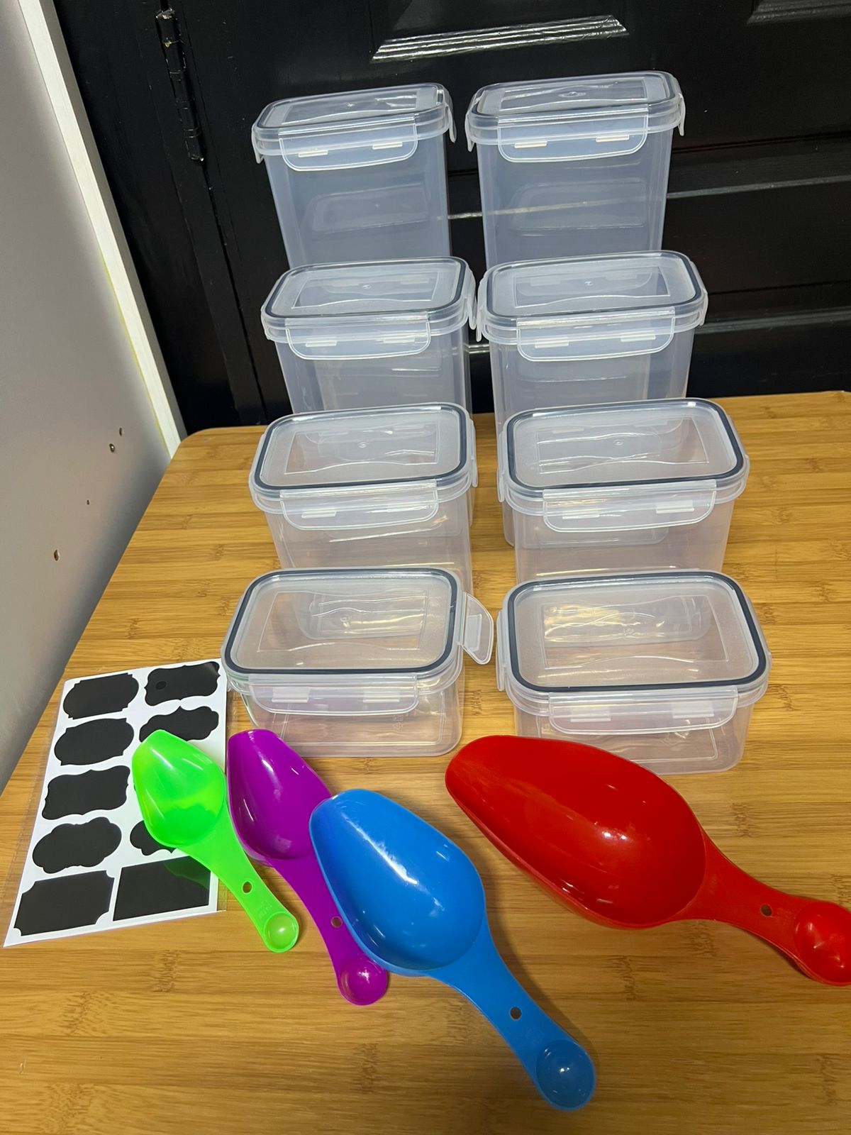8pcs4 8-Piece Premium Food & Pantry Storage Container Set - Image 6
