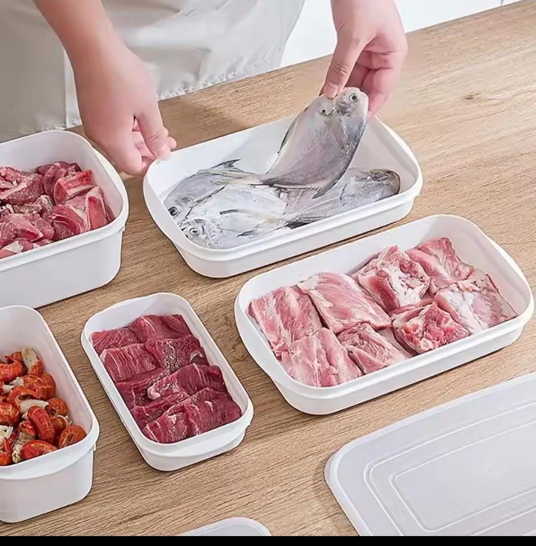 Freezer fridge stackable7 Fridge Stackable Food Storage Containers - Image 9