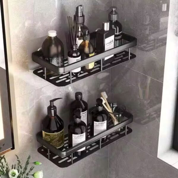2pcs Aluminum Alloy Rectangular Shelf